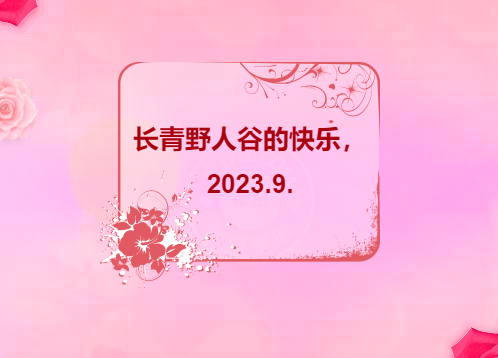 长青野人谷的快乐